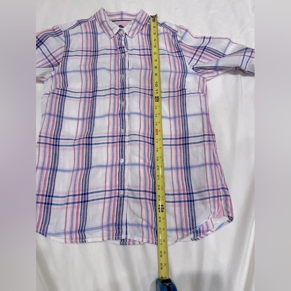 Women’s Tommy Bahama 100% Linen Long Sleeve Button Down Size Medium. - Picture 15 of 15